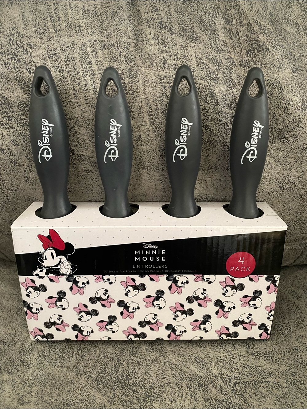 Disney Minnie Mouse Lint Roller Set, Pack of 4